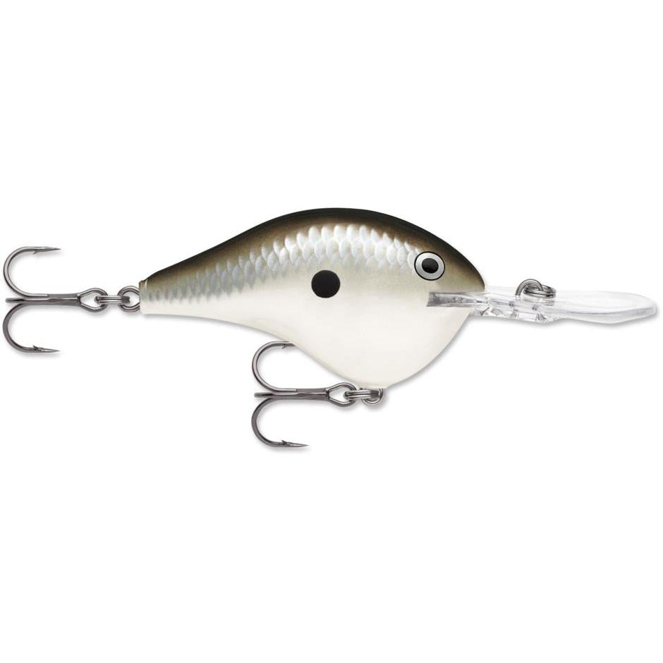 Rapala Dt 12 Crankbait Pearl Grey Shiner