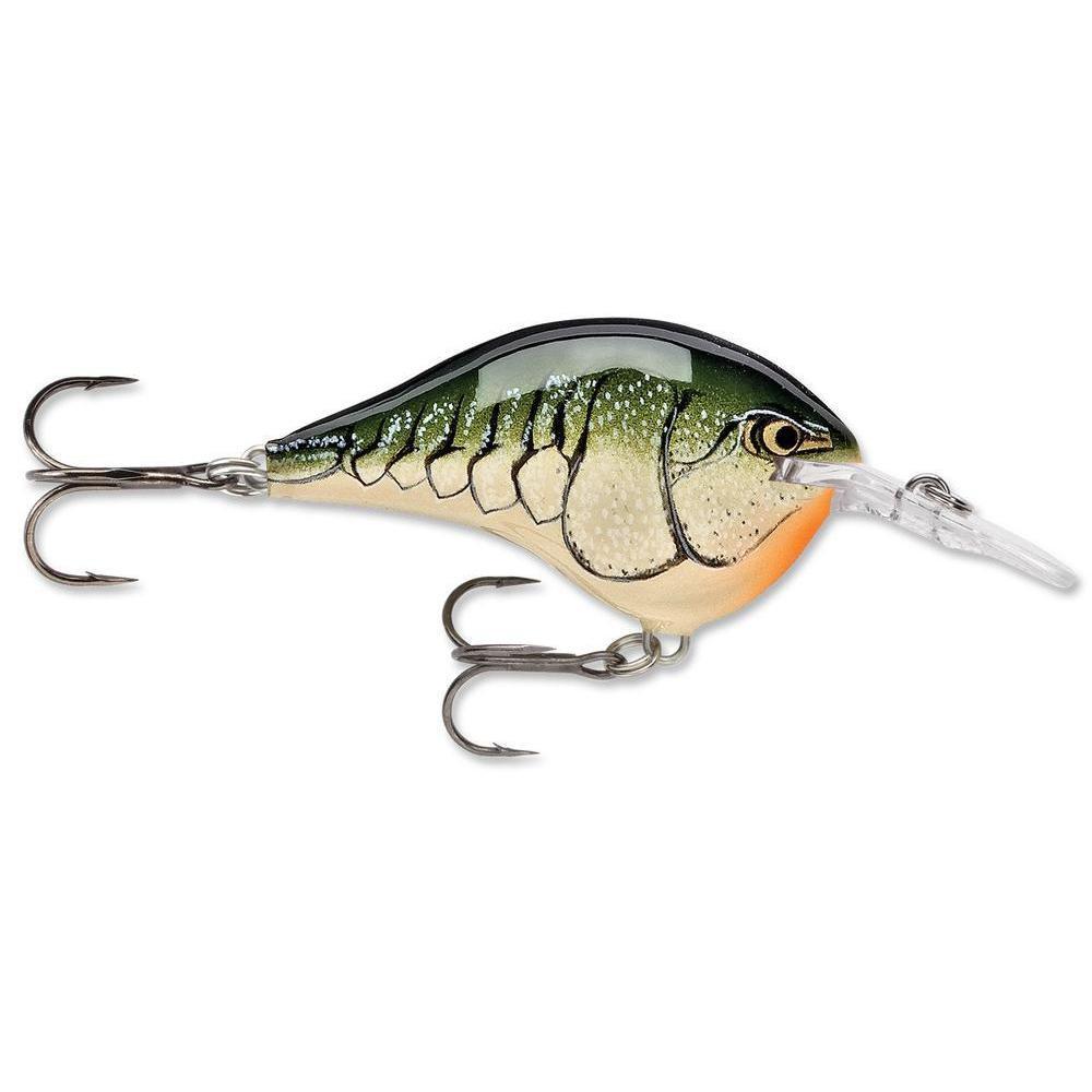 Rapala Dt 6 Crankbait Olive Green Craw