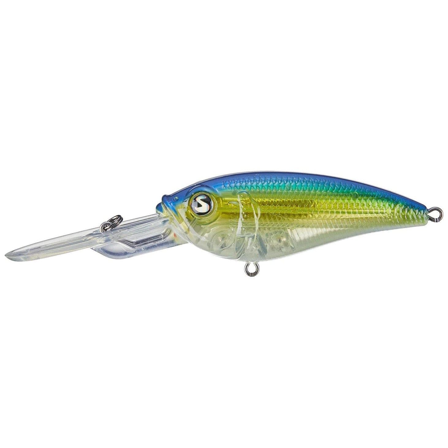 River 2 Sea Tactical Bassin' Dd Crankbait Chartreuse Blue