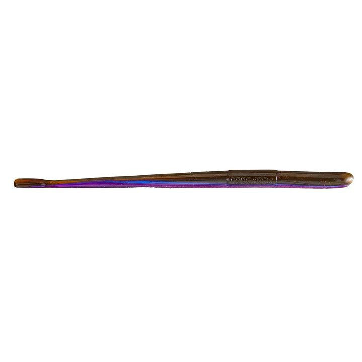 Roboworm Straight Tail Worm 4.5" Green Pumpkin Purple