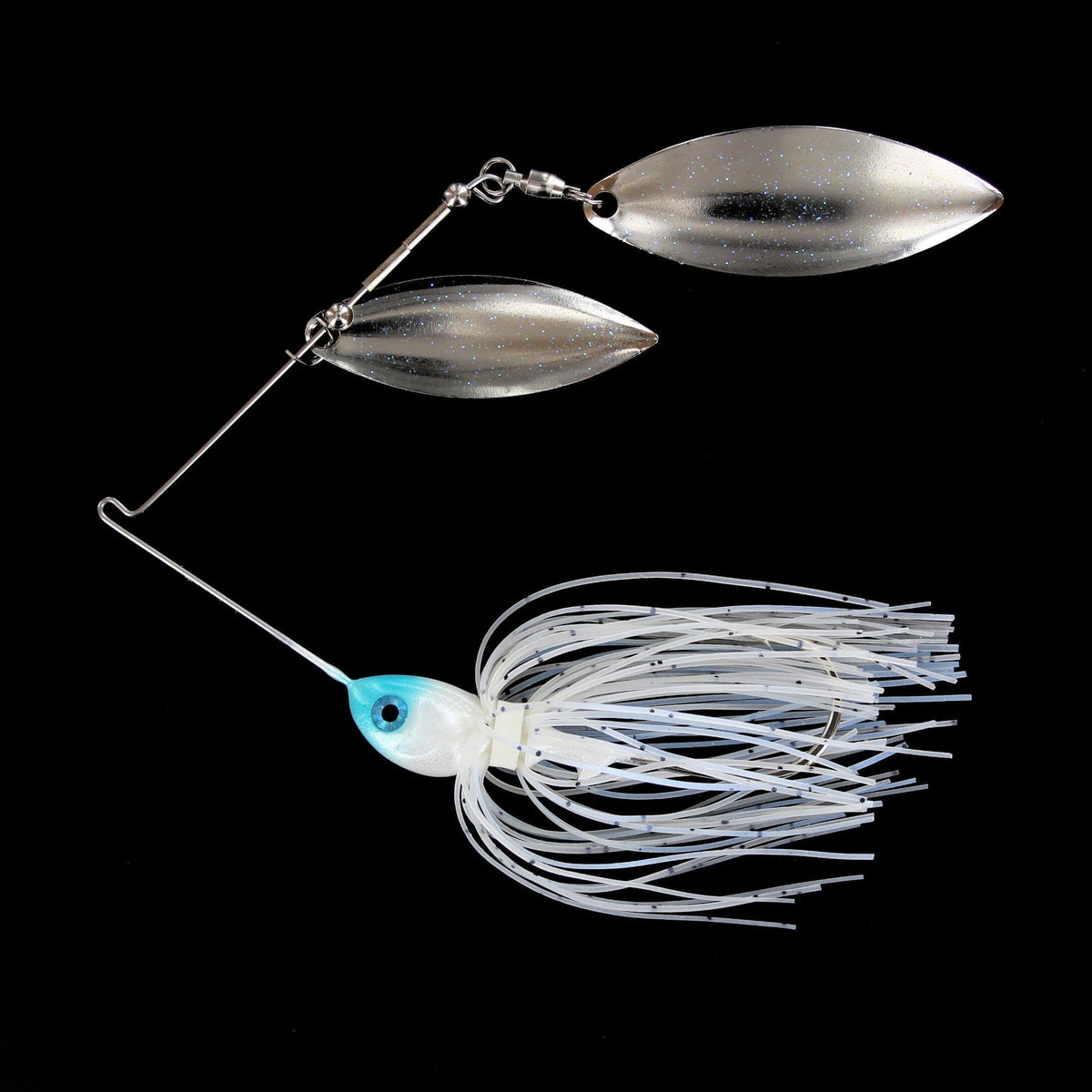 Spotsticker Shad Head Spinnerbait Blue Glimmer Dwn 3/8 oz