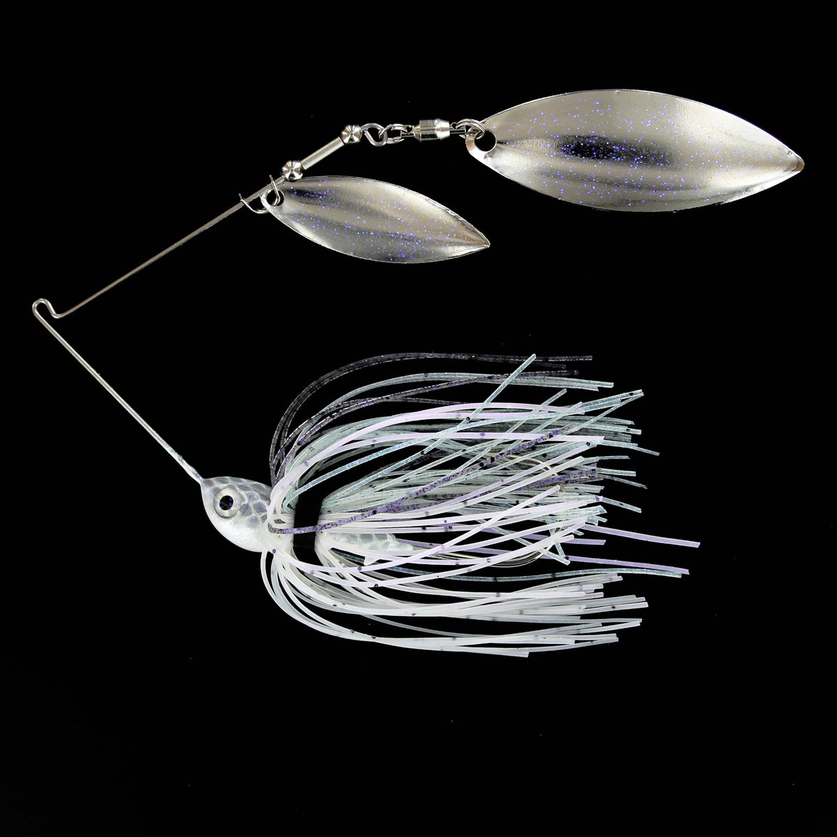 Spotsticker Shad Head Spinnerbait Lavender Shad Dwn 3/8 oz