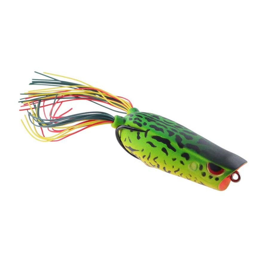bronze fishing lure Spro Bronzeye Pop Frog 60 Natural Green
