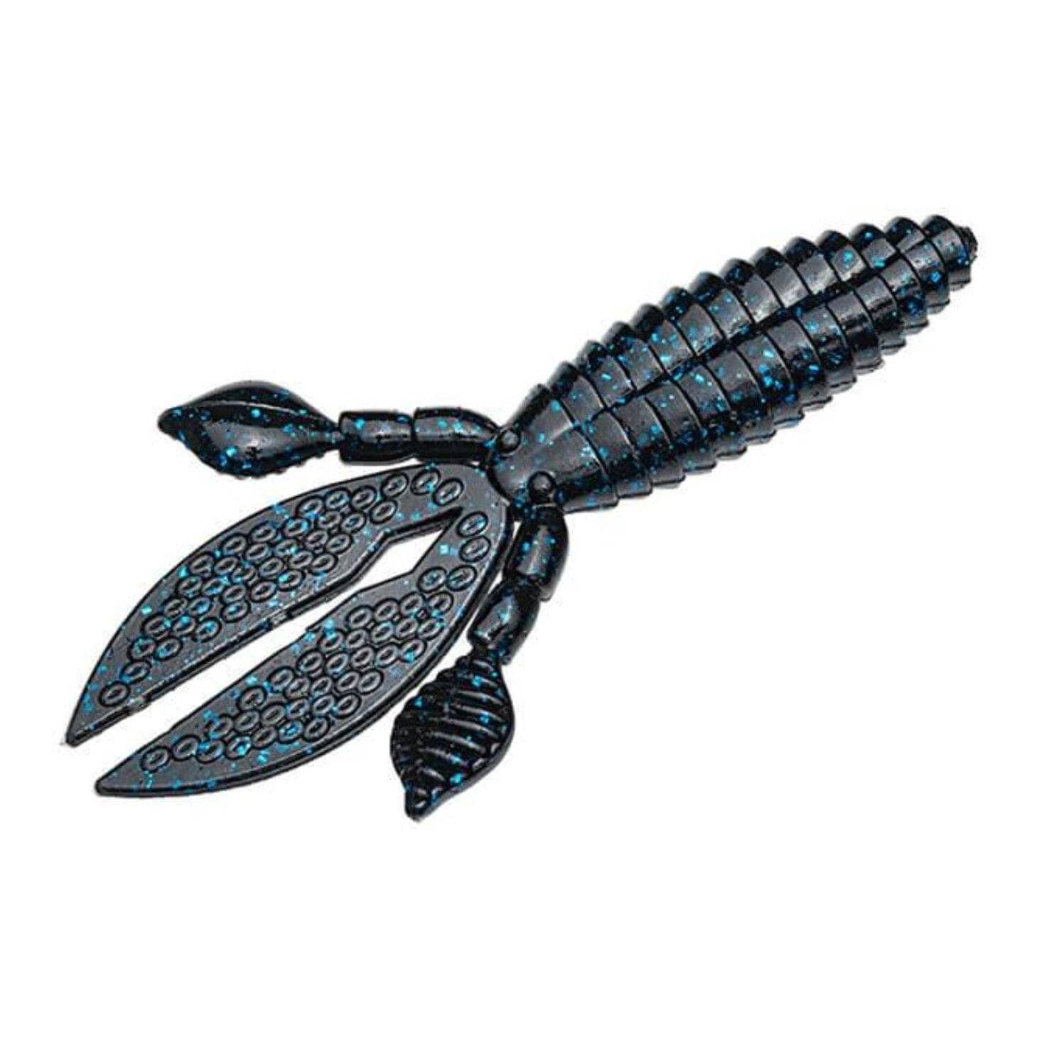 Strike King 4'' Rodent Black Blue Flake