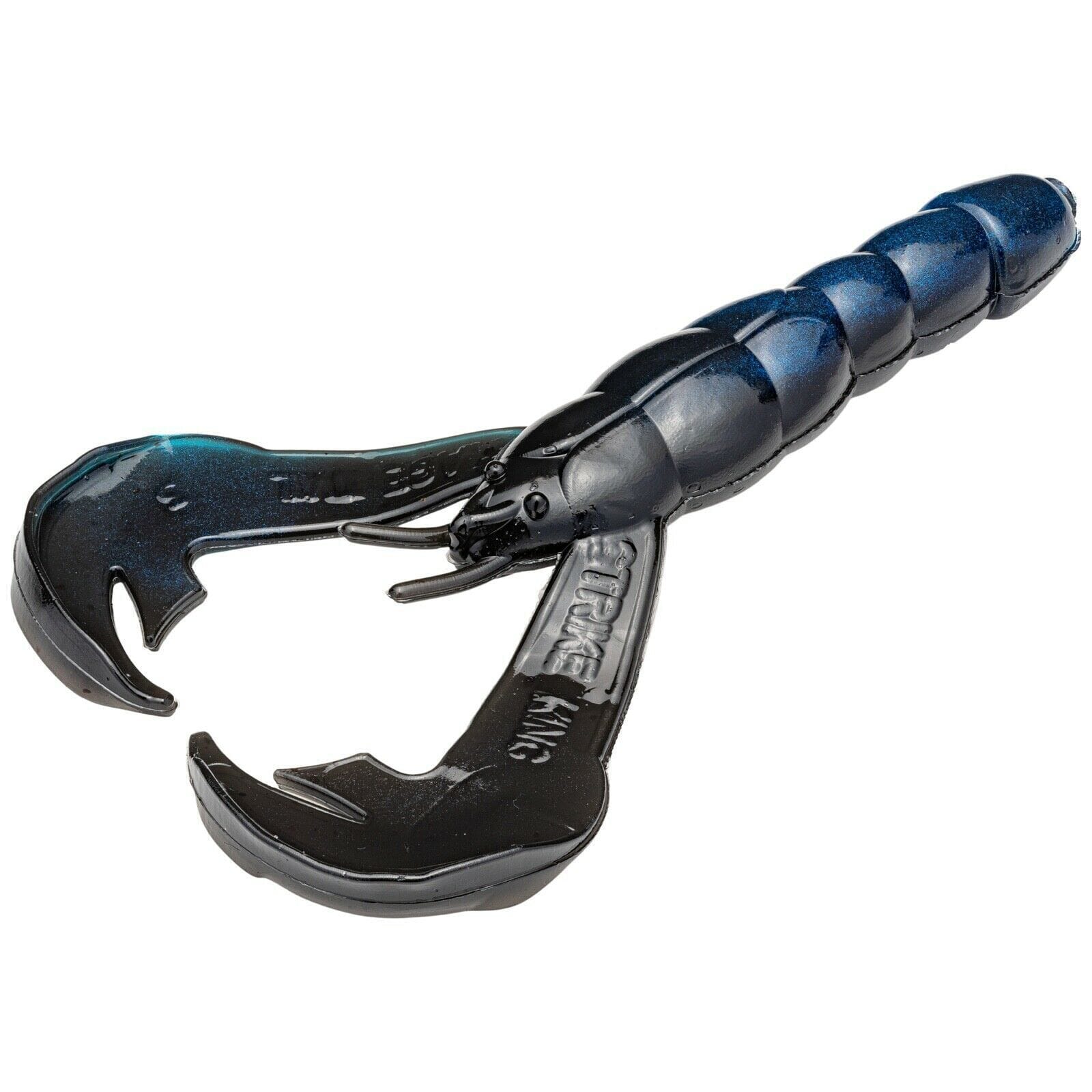 Strike King Rage Craw 4" Black Blue Swirl