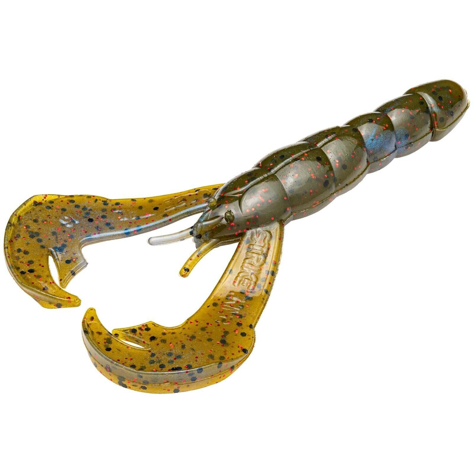 Strike King Rage Craw 4" Blue Craw Red Flake