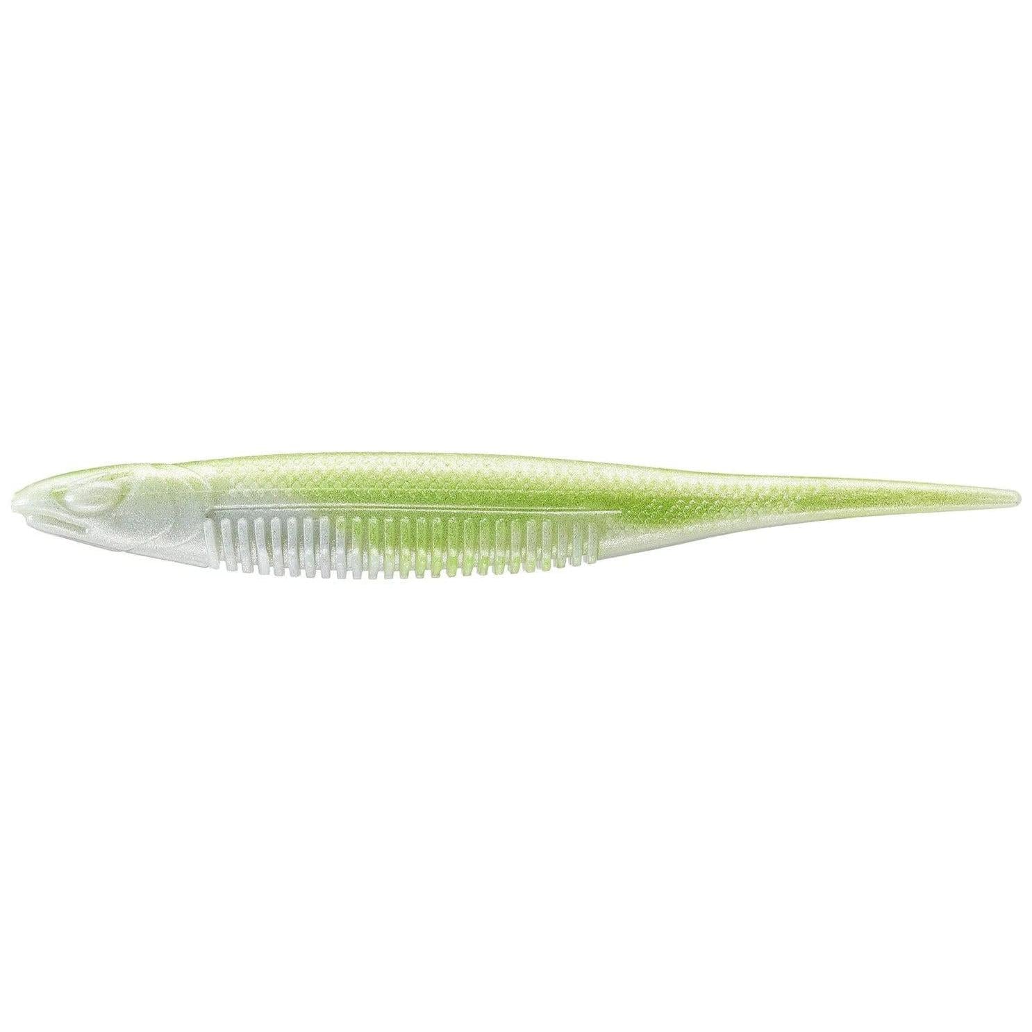 Strike King Spotlight Shim E Minnow Chartreuse Shad 5" 6pk