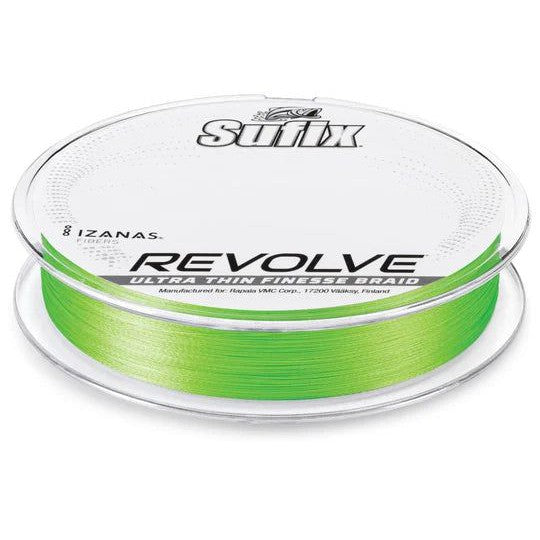 neon green braided fishing line Sufix Revolve Neon Lime Braid 08lb