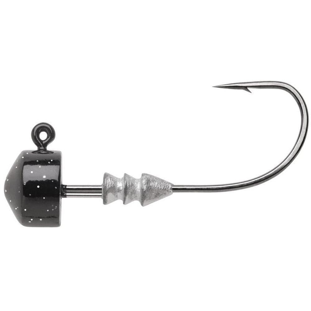 VMC Ned Rig Jighead 4pk Black 1/16 1/0