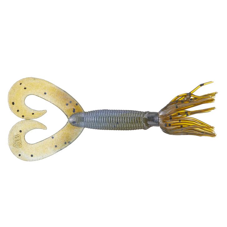 Yamamoto Double Tail Hula Grub 2.5" Blue Craw Grn Pumpkin