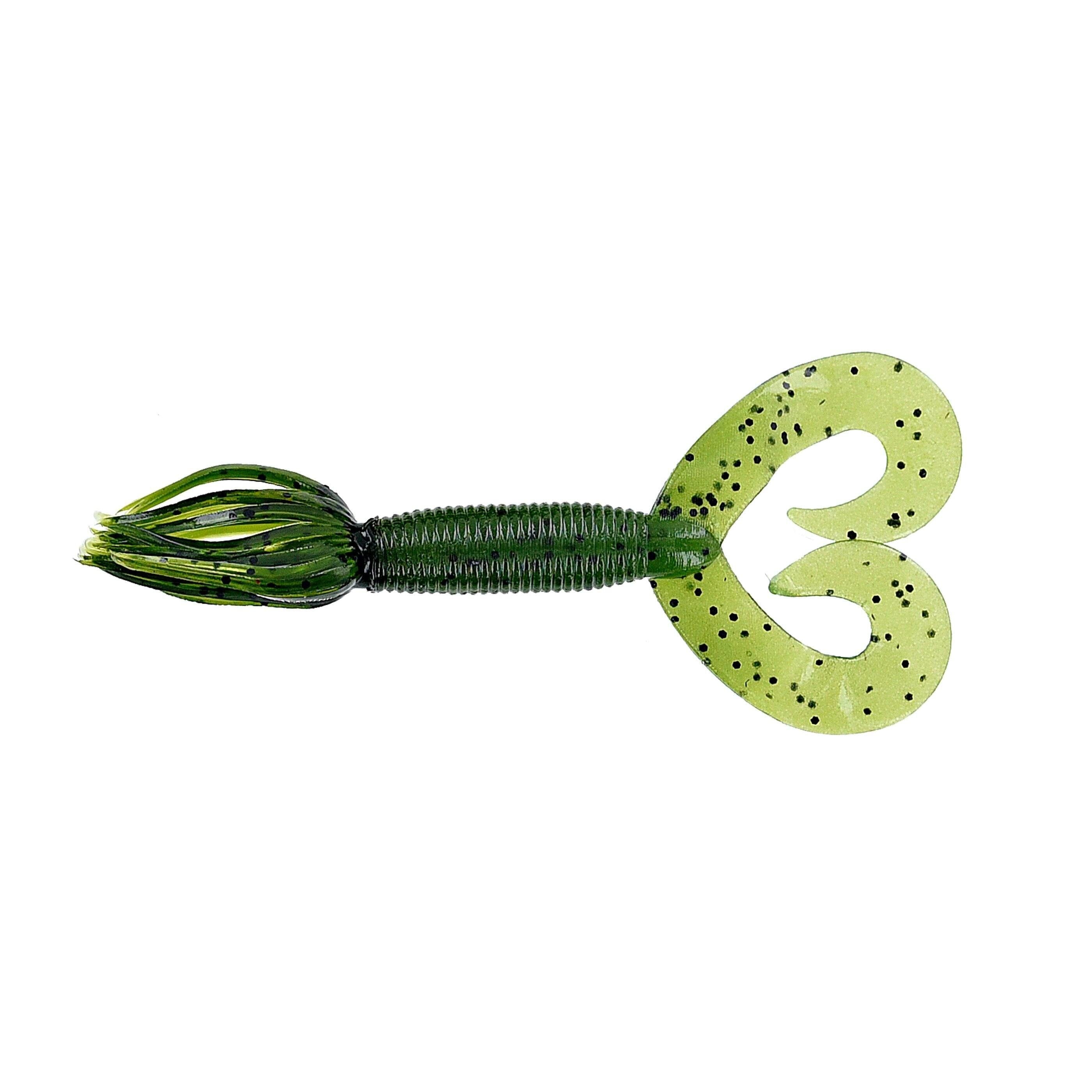 Yamamoto Dt Hula Grub 5'' Watermelon/Black Flake