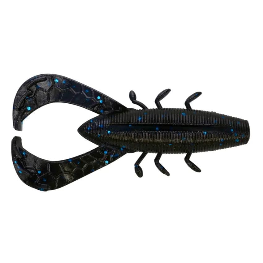 Yamamoto Nuki Bug Black Large Blue Flake 3.5"