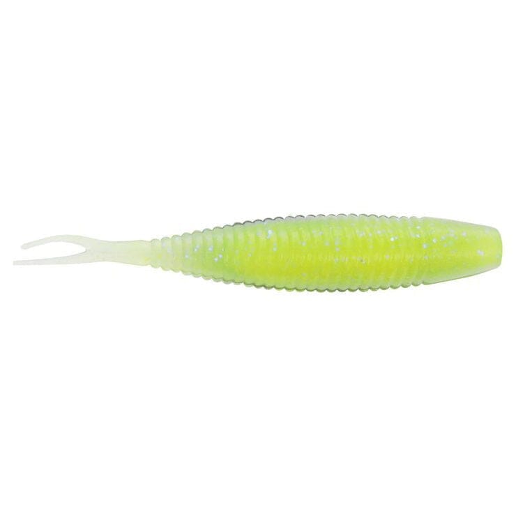 Yamamoto Scope Shad Chartreuse Electric Blue 3" 10pk