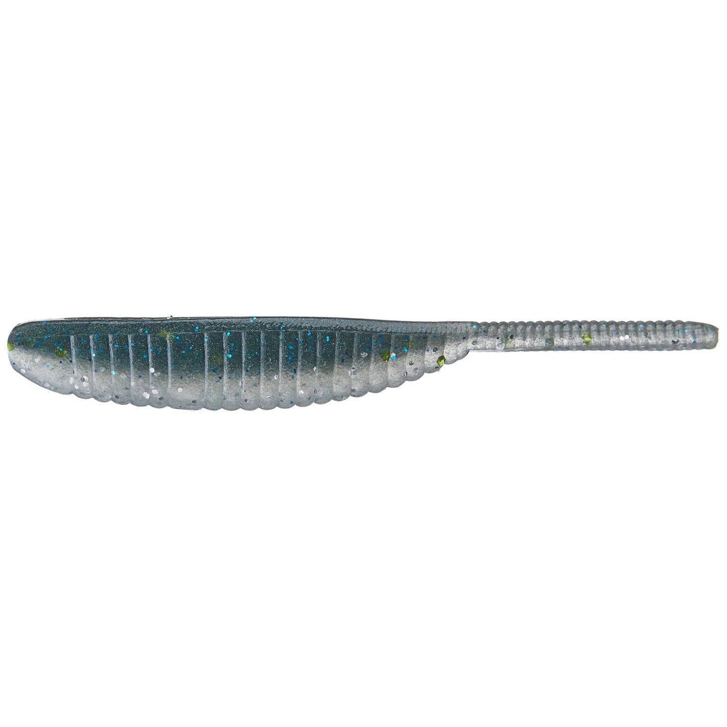Yamamoto Shad Shape Worm 3" Green Gizzard