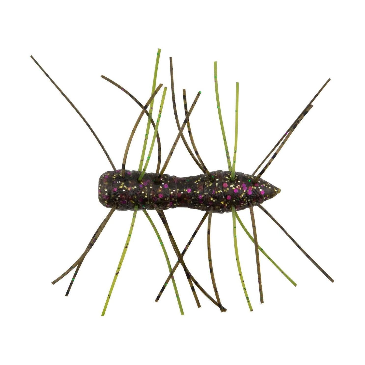 Z-Man Fuzzy Bugz 4pk Green Pumpkin Goby