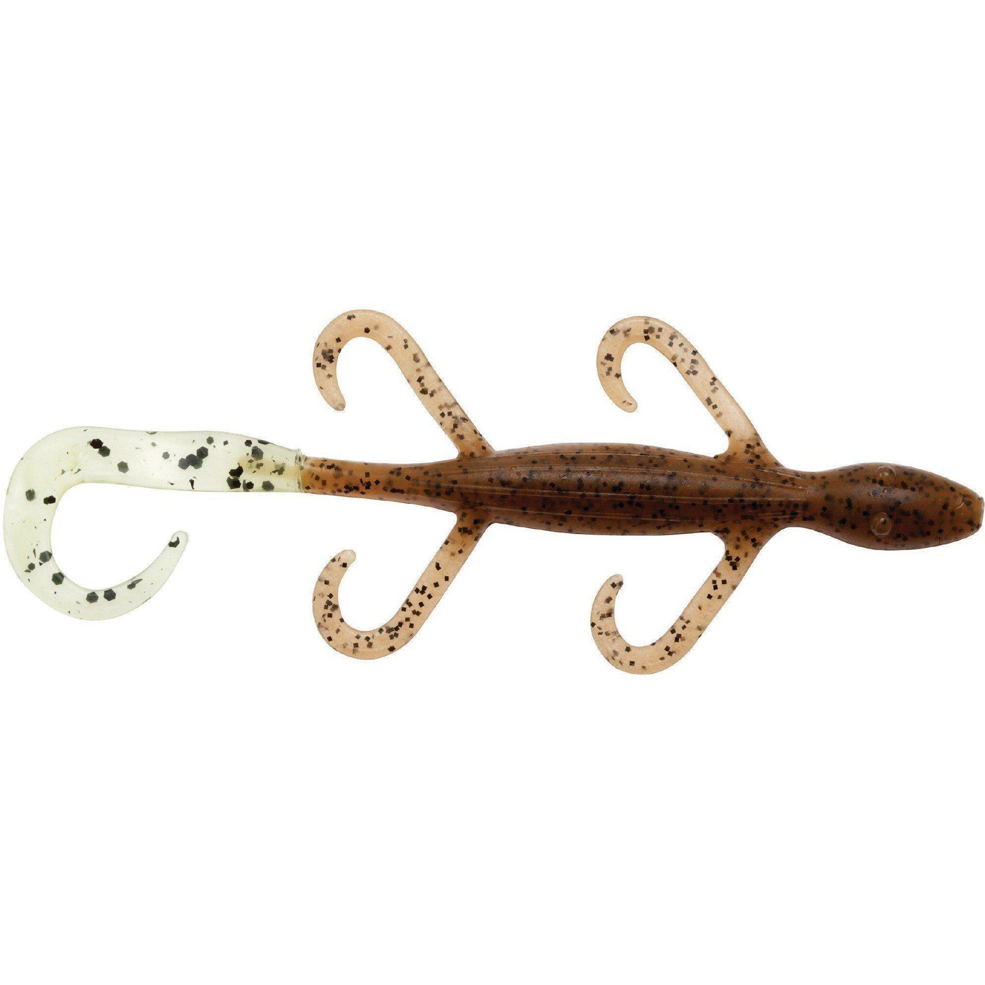 Z Man Lizardz 6" Pumpkin/Chartreuse Tail