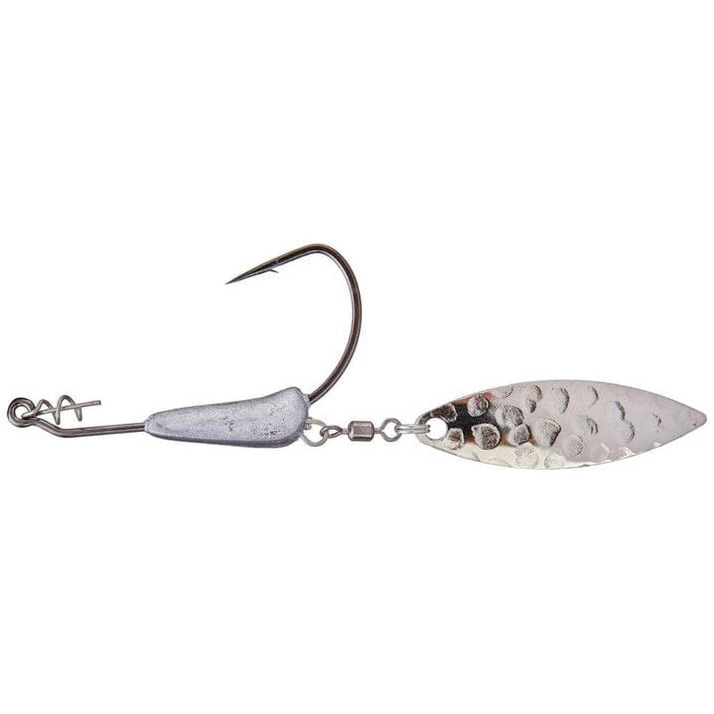 Zappu Bredy Weedless Underspin 2pk #2 Hook 3.5 gram Willow Nickel