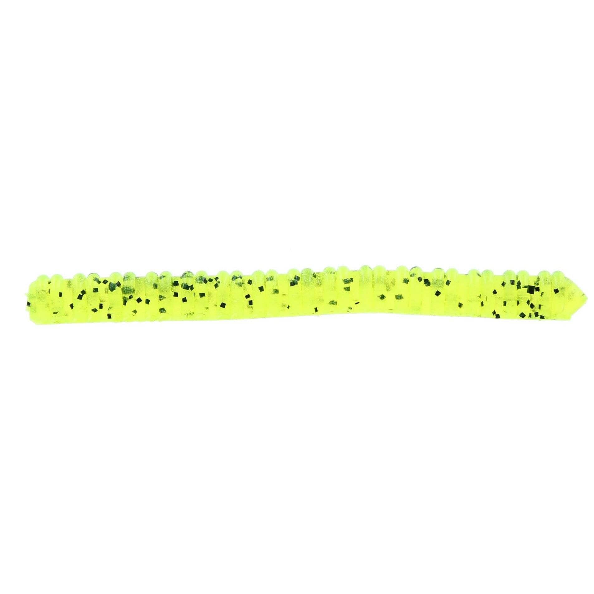 centipede fishing lure Zoom Centipede Chartreuse Pepper; 4 in