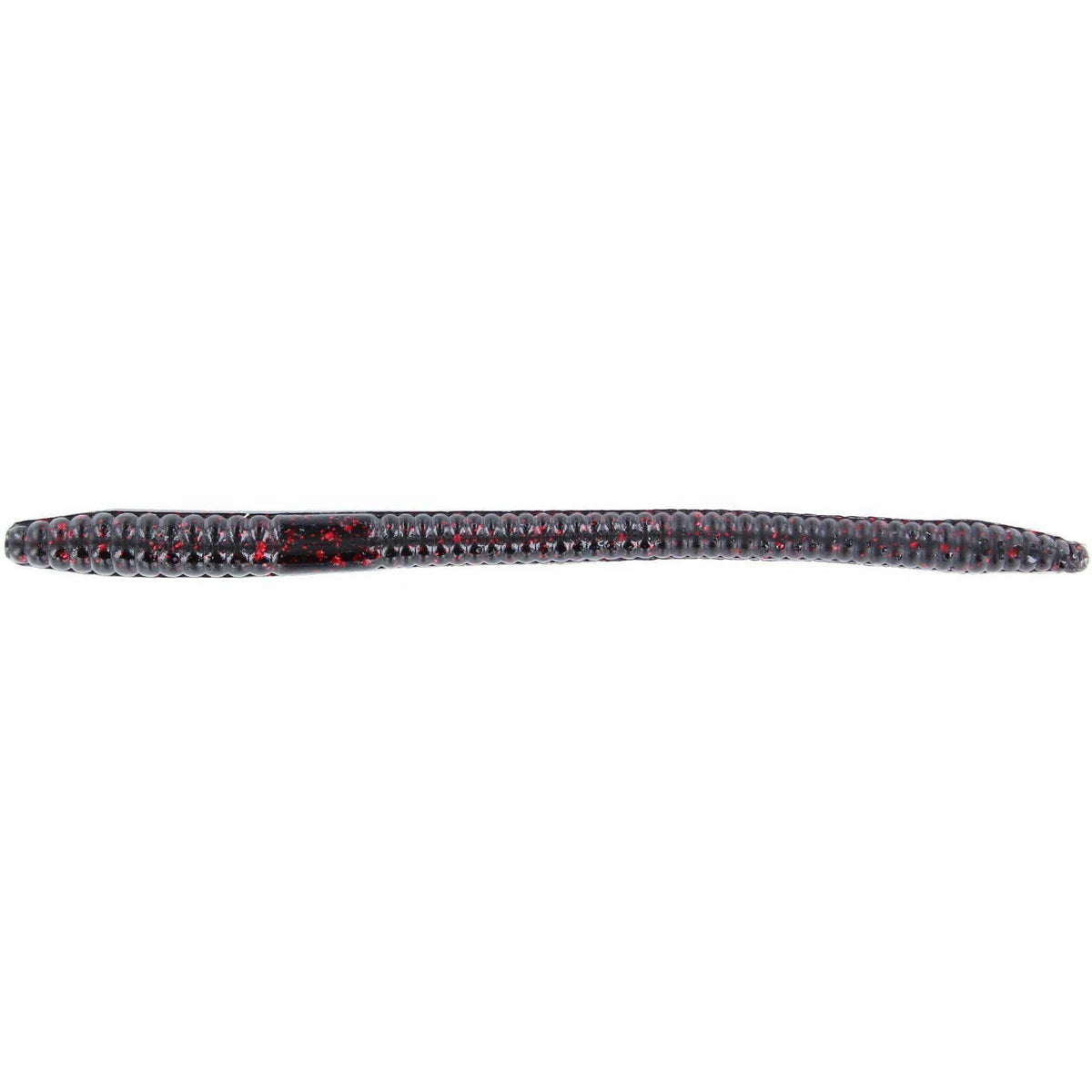 Zoom Finesse Worm 20pk Black Red Glitter