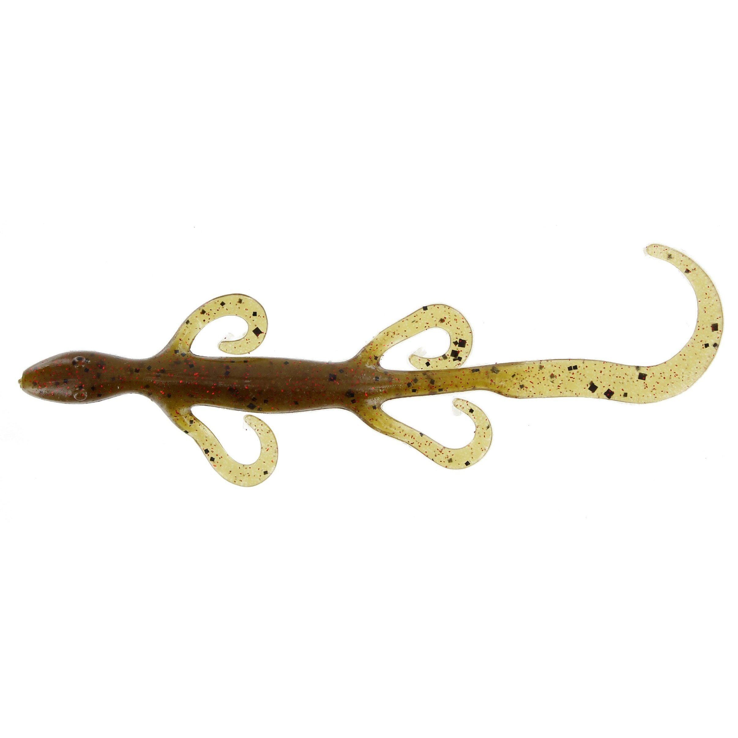 Zoom Lizard 6'' Green Pumpkin Red