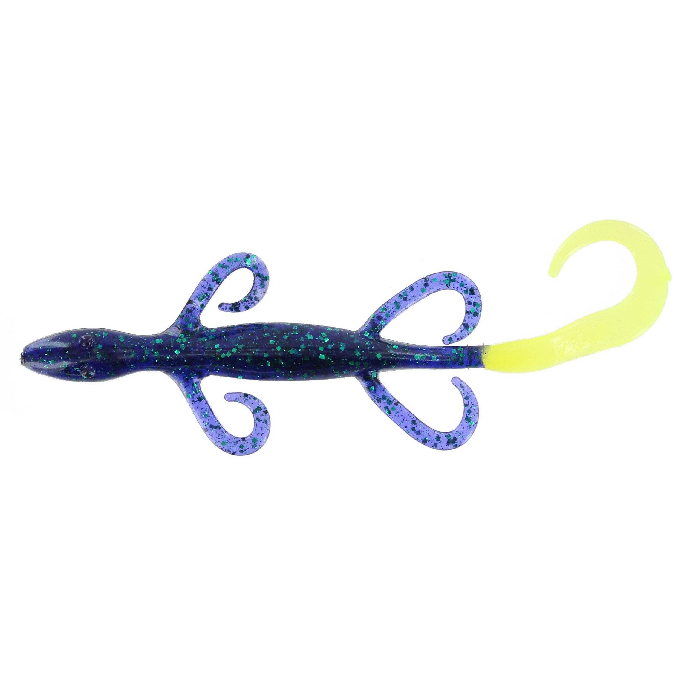Zoom Lizard 6'' Junebug/Chartreuse