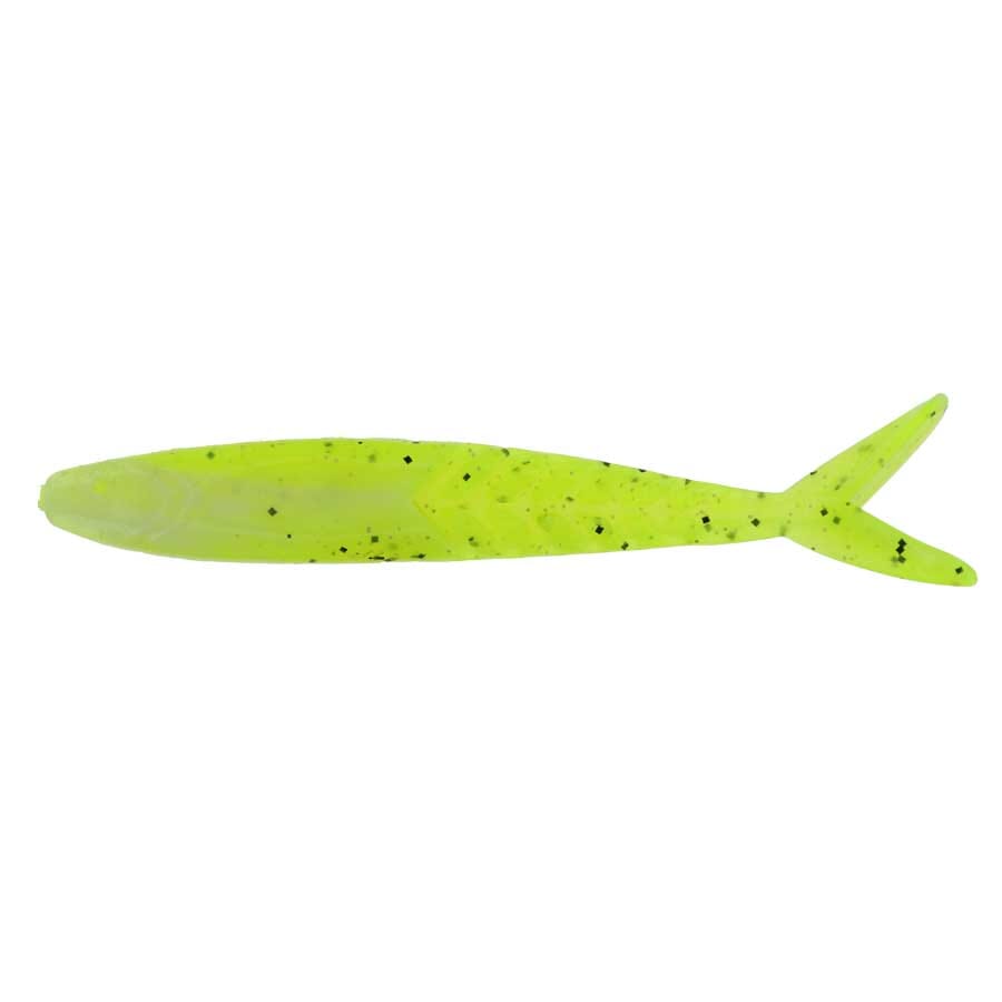 Zoom Shimmer Shad Toxic Shad 4.25" 5pk