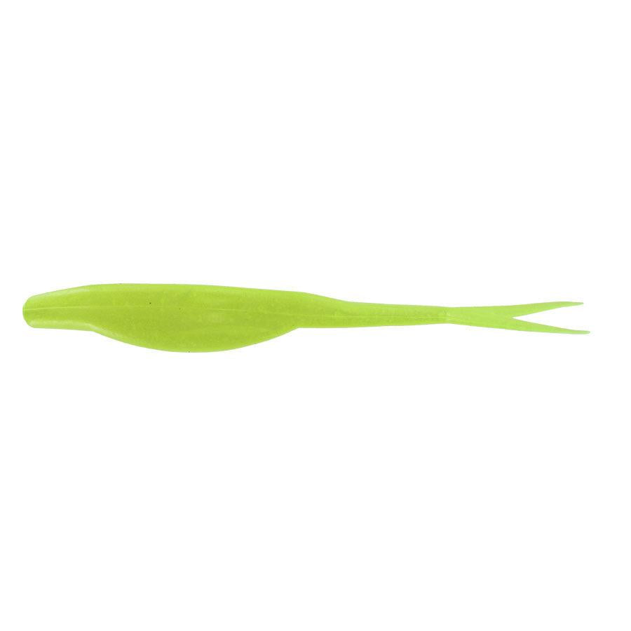 Zoom Super Fluke Jr Chartreuse Pearl