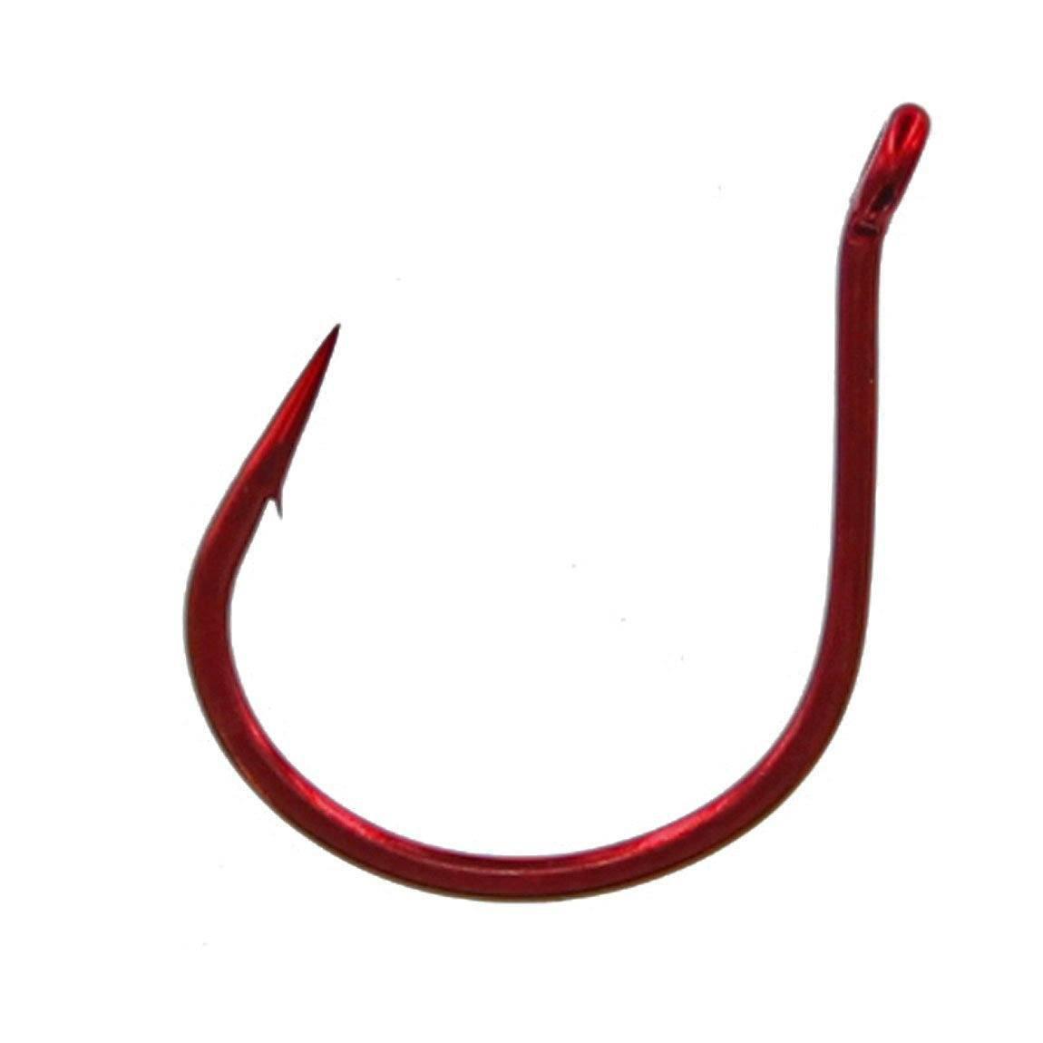 Gamakatsu Finesse Wide Gap Hooks, Red, 1/0 - 6 pack