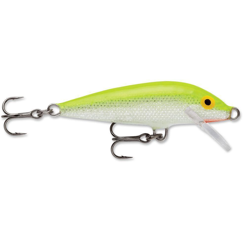 Rapala Original Floater 05 Silver Fluorescent Chartreuse – Hammonds Fishing