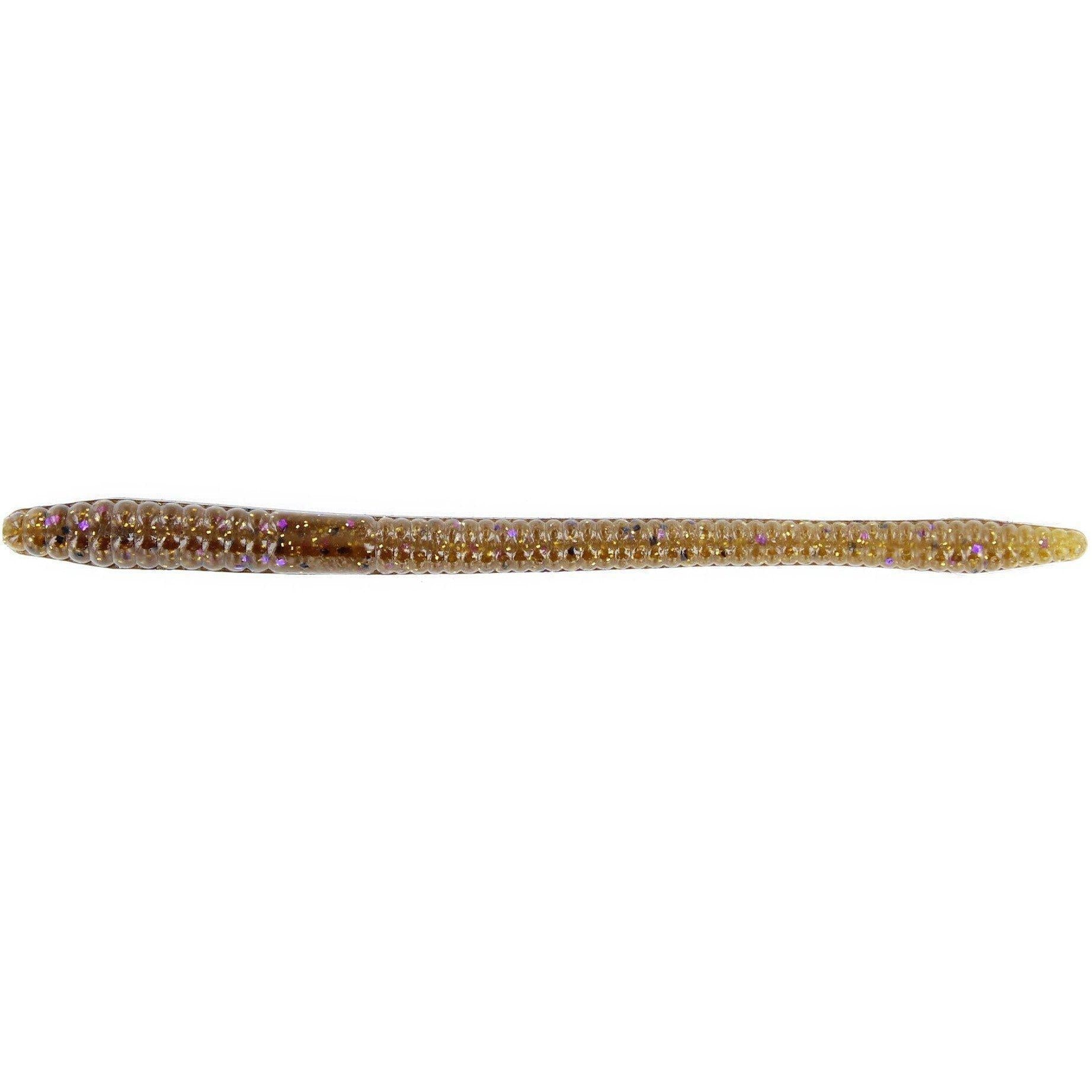 Zoom Finesse Worm 20pk Green Pumpkin Purple Glod