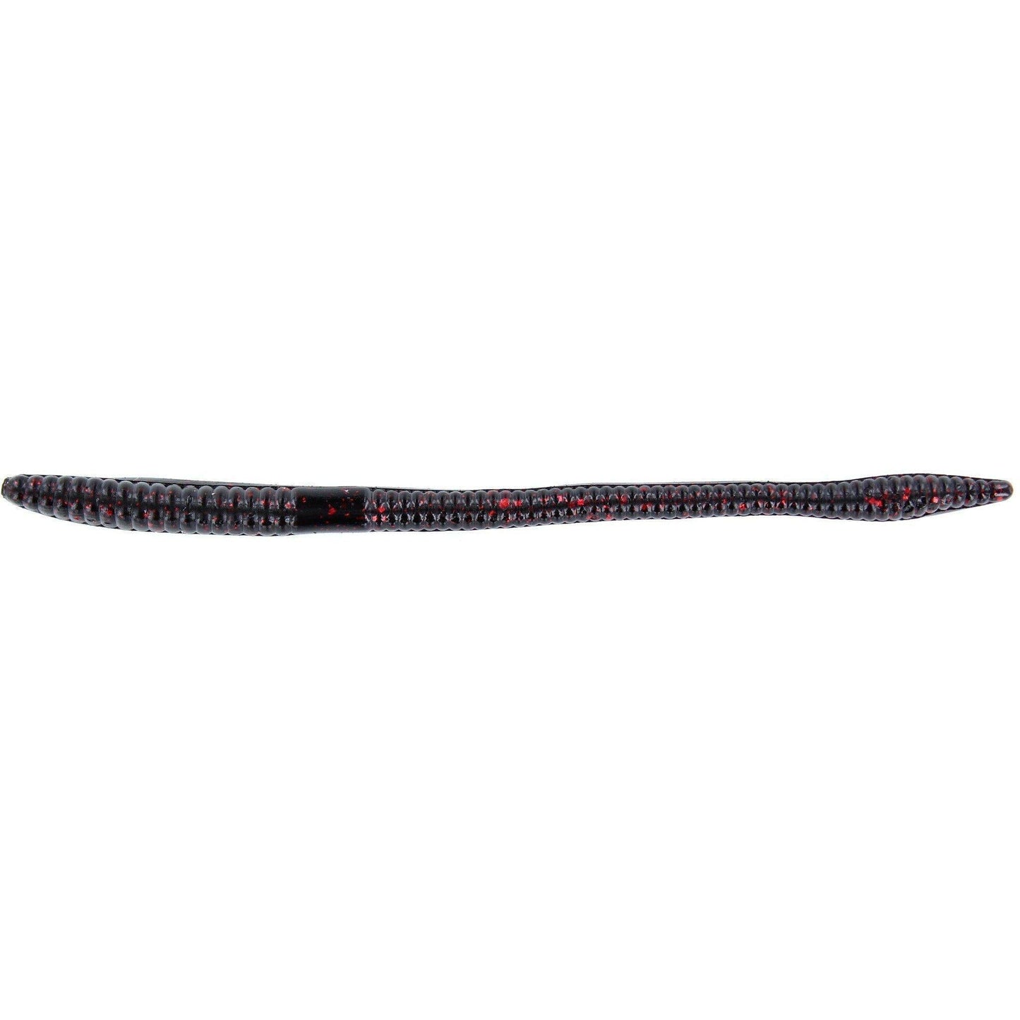 Zoom Trick Worm 6.5'' Black Red Glitter 20Pk