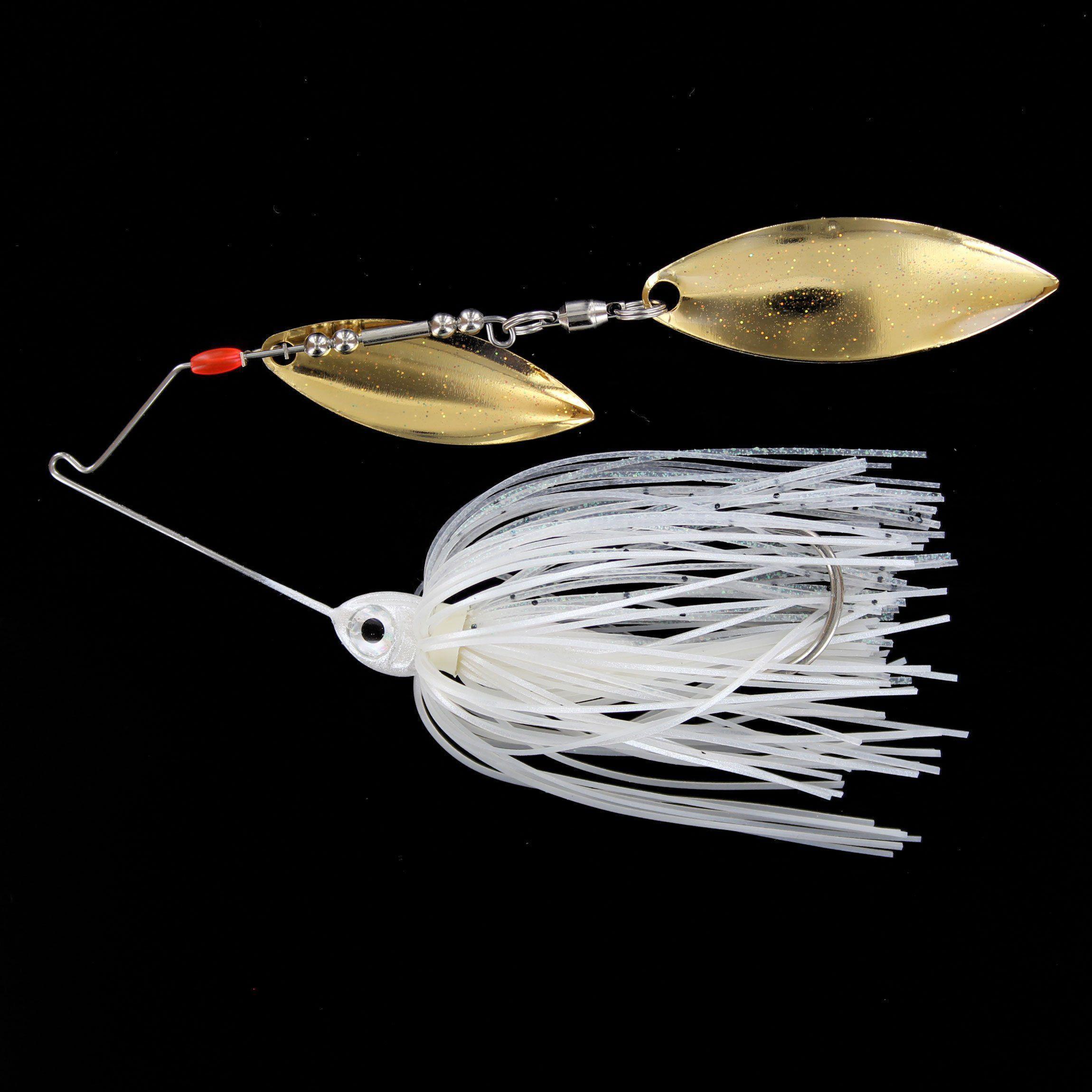 Mini Me Spinnerbait Plat Pearl C18 Dwg 3/8 oz