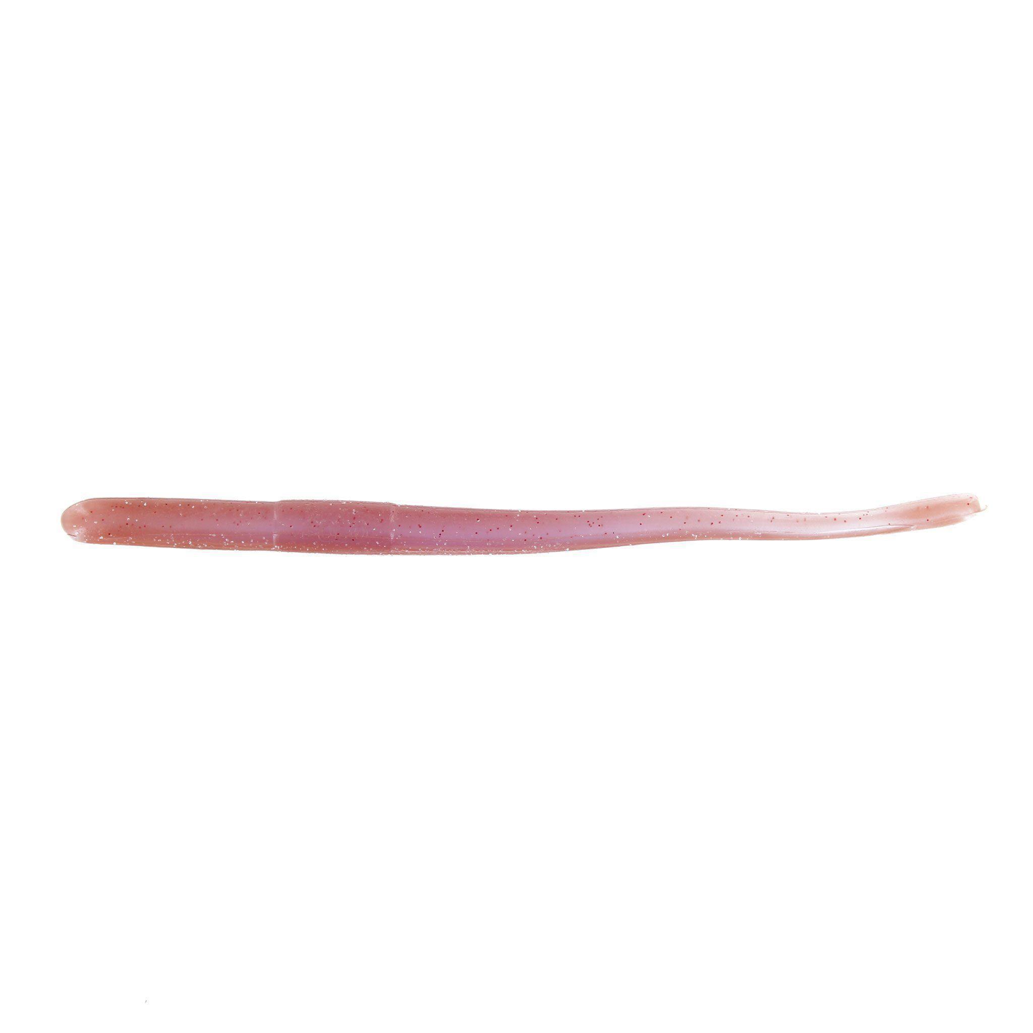 Roboworm Straight Tail Worm 4.5" Oxblood Light/Red Flk.