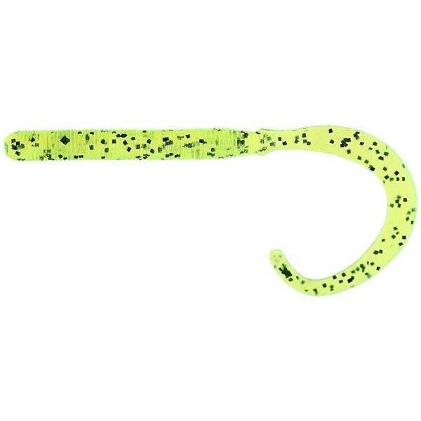 Zoom Curly Tail Worm Chartreuse Pepper