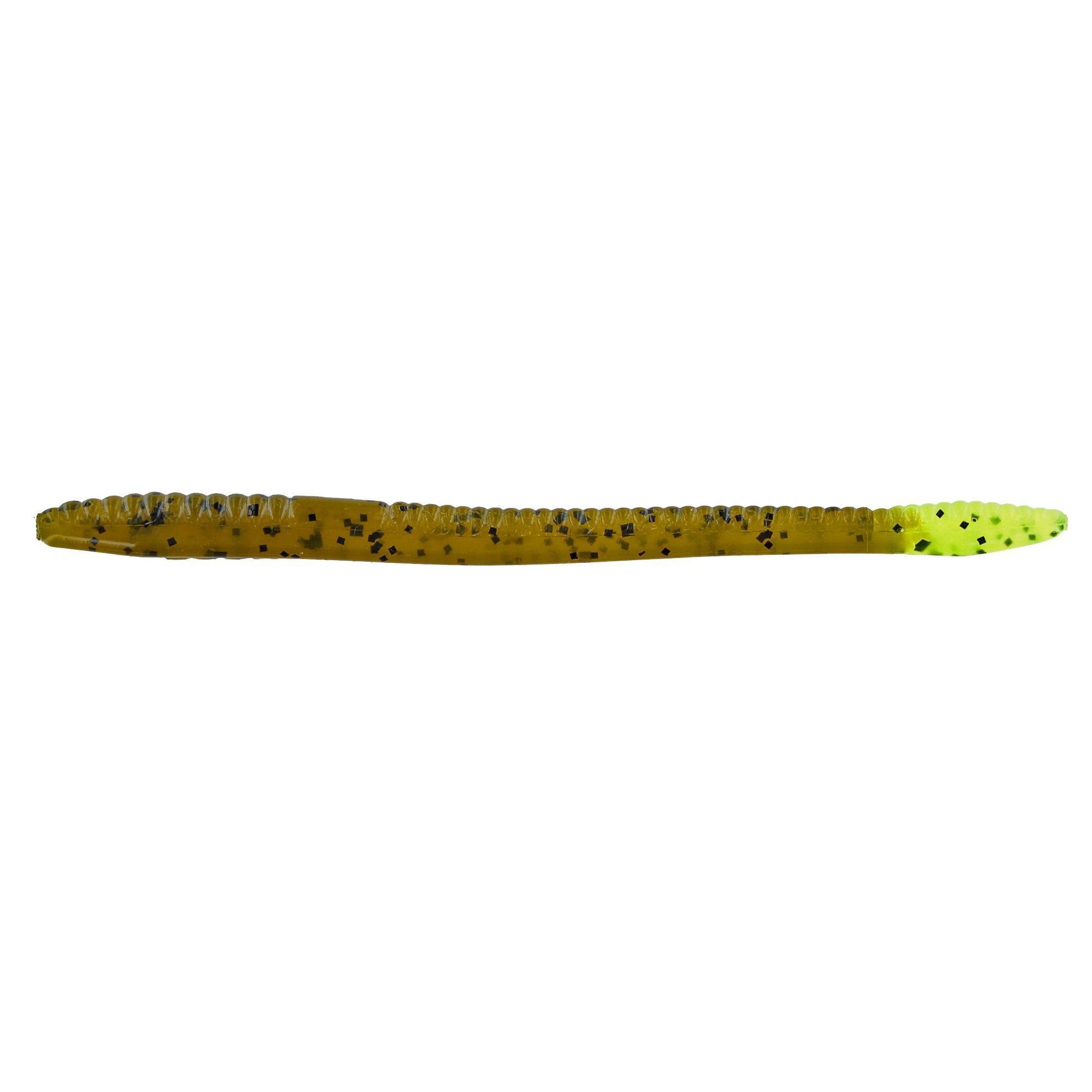 Zoom Finesse Worm 20pk Green Pumpkin/Chart