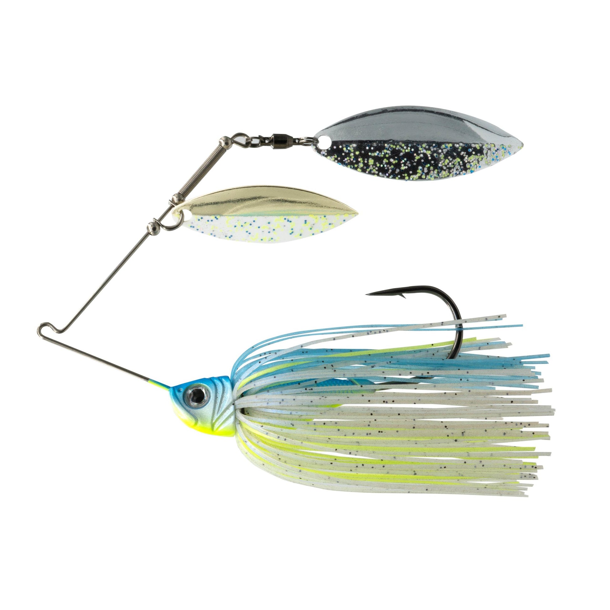 1st Gen Split Blade Compact Spinnerbait Sexy Shad 3/8oz 