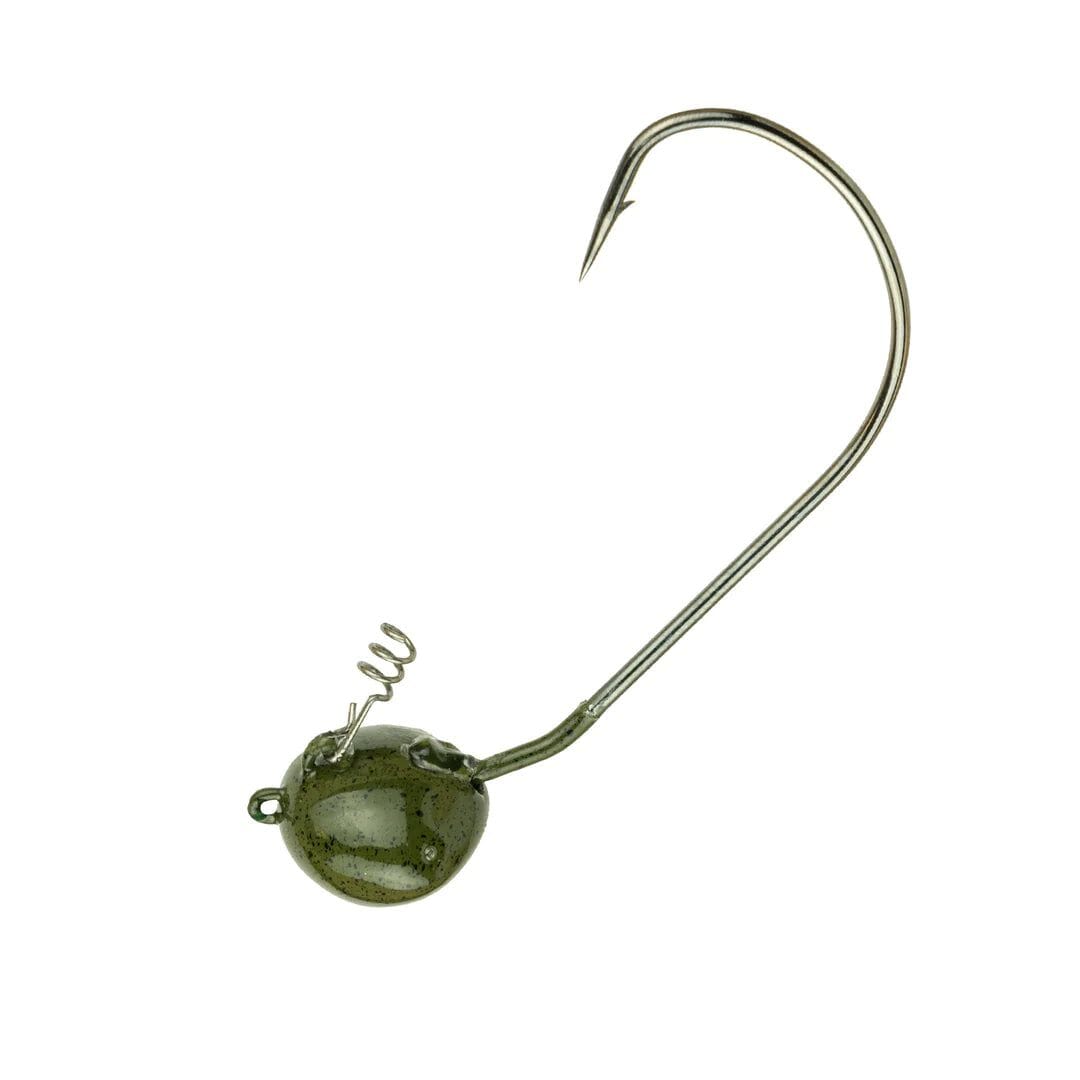 6th Sense Axle SwingShaker Jighead 3pk Green Pumpkin 3/16 3/0 