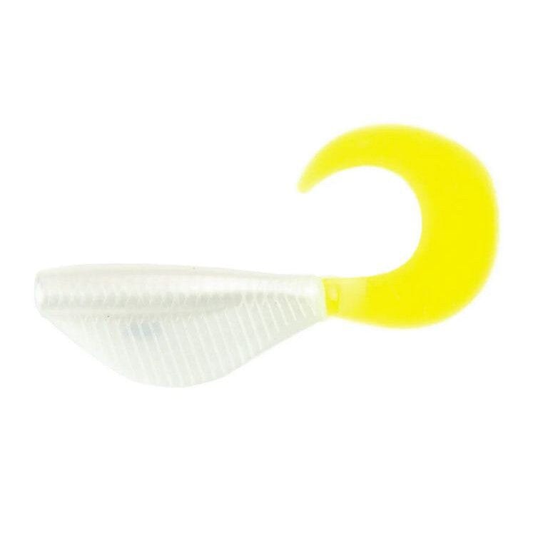 6th Sense Curly Clobber-White Treuse-