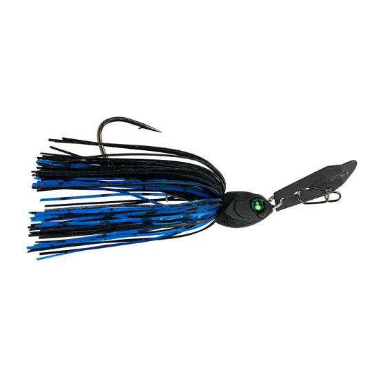 6th Sense Jigsaw Bladed Jig Black and Blue 1/4 