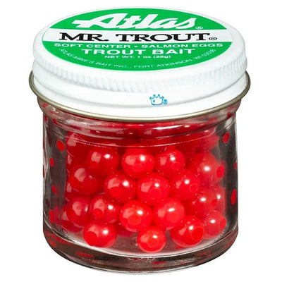 Atlas Mike’s Salmon Eggs Mr. Trout Red