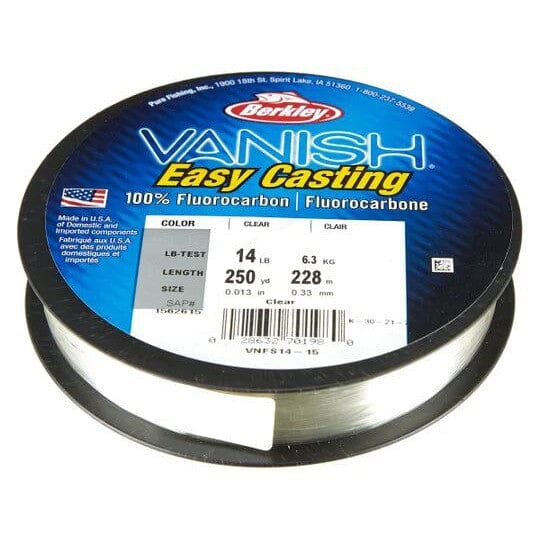 Berkley Vanish Fluorocarbon Line Clear-