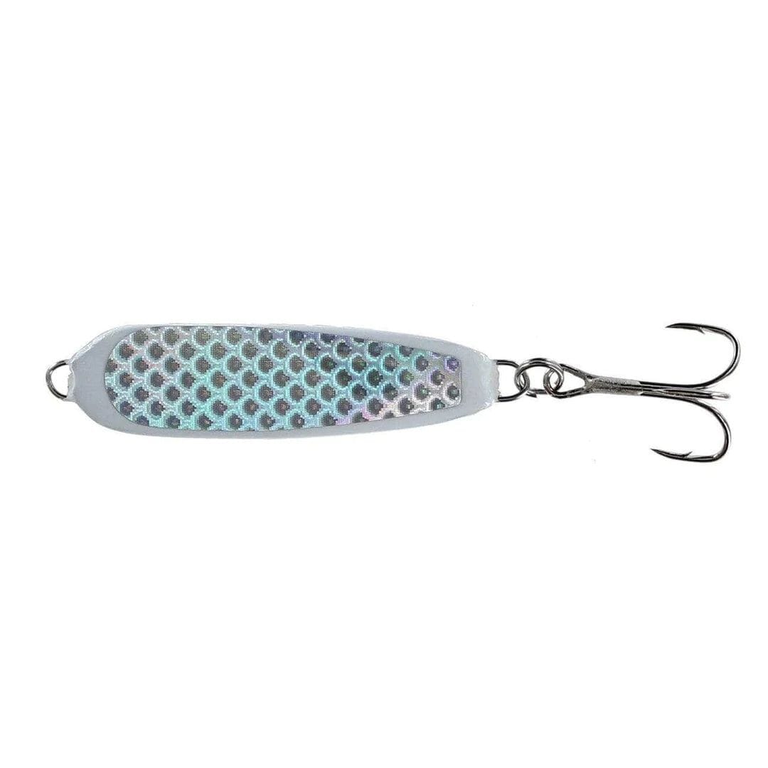 barney spoon fishing lures Berry's Flex It Spoon 3/4 oz / Silver Flash