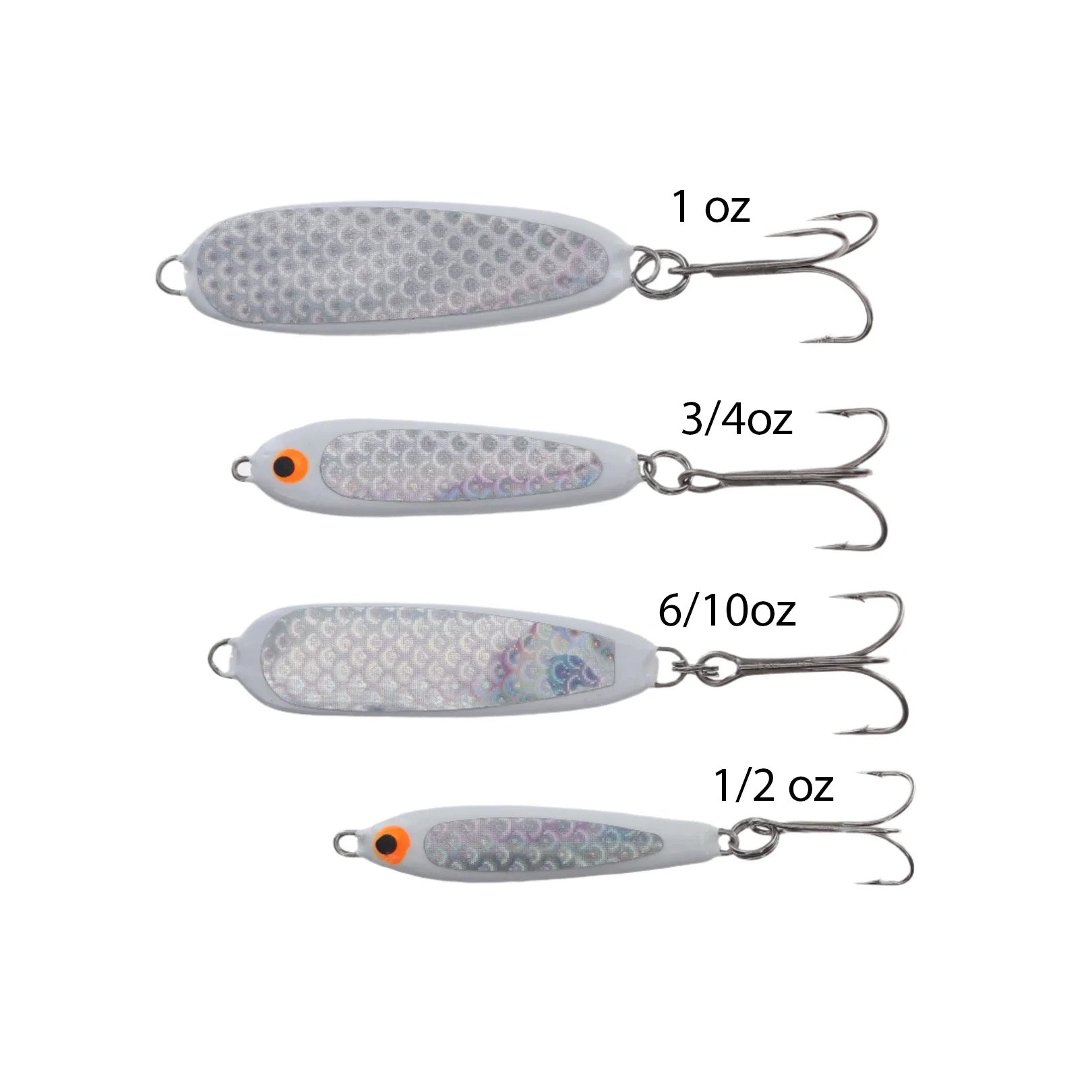 barney spoon fishing lures Berry's Flex It Spoon 3/4 oz / Green Flash
