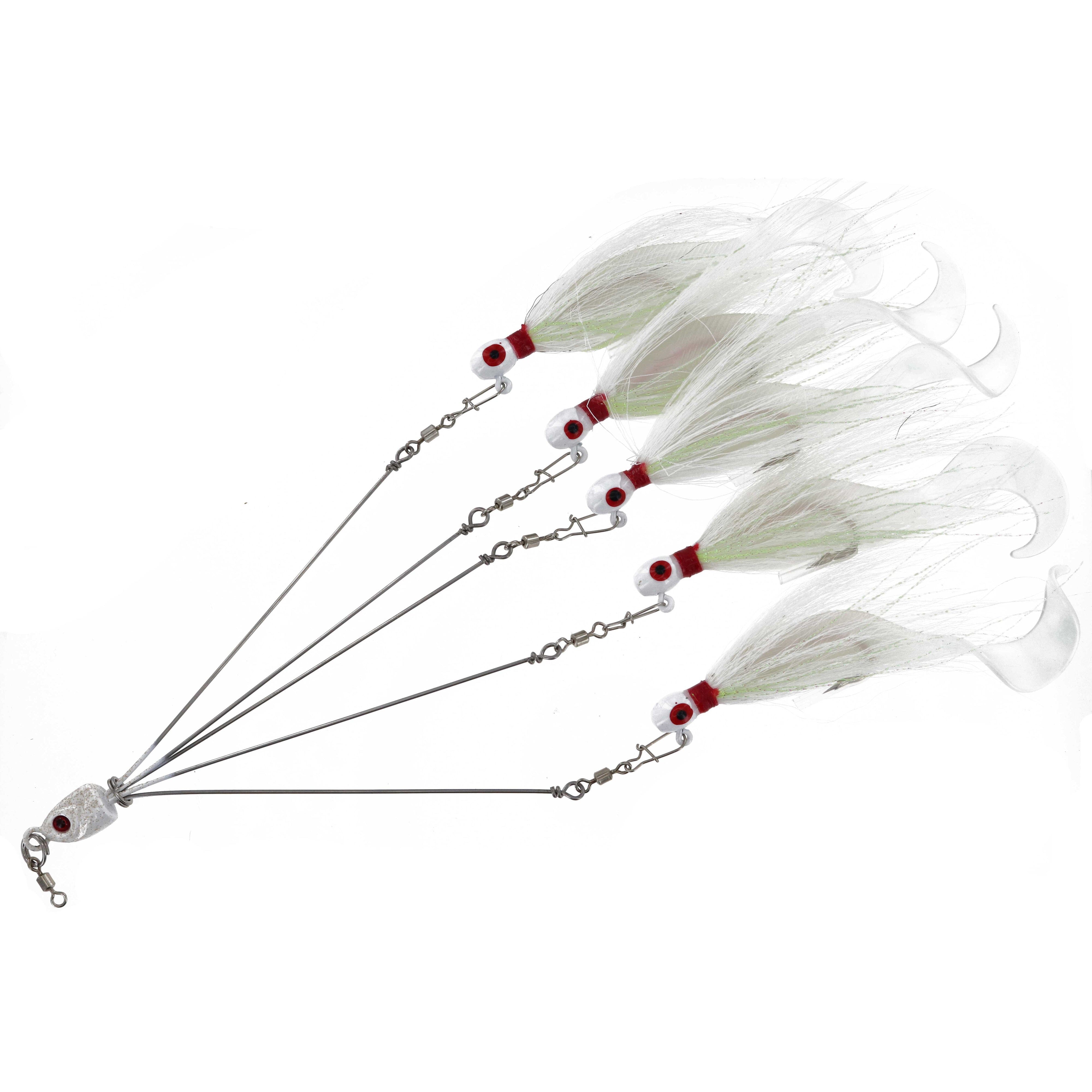 Captain Mack Mini Mack Bucktail Umbrella Rig TR5-WCH-