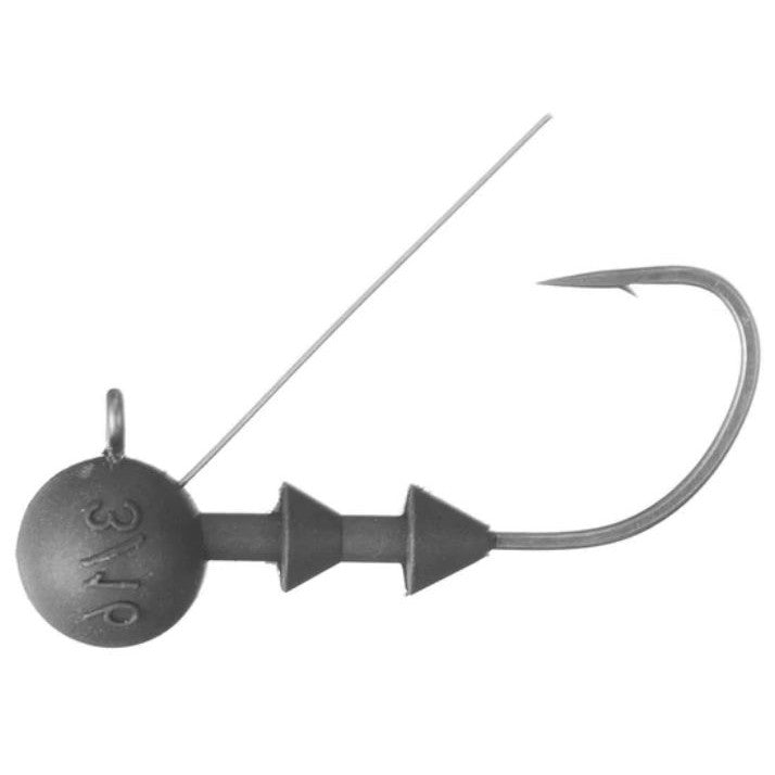 Cipher Fishing Tungsten Mid-Stroll Ball Head Jig 3pk-