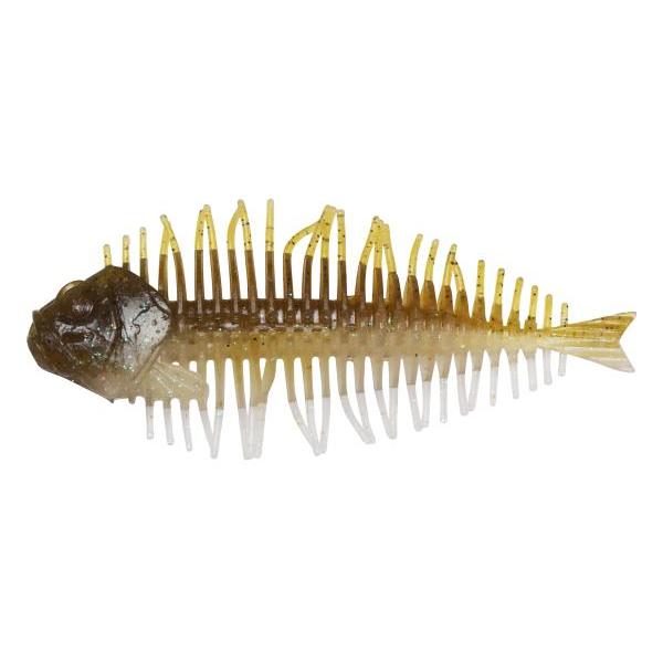 D Style Geelacanth Green Pumpkin Fish DC060 4" 3pk 