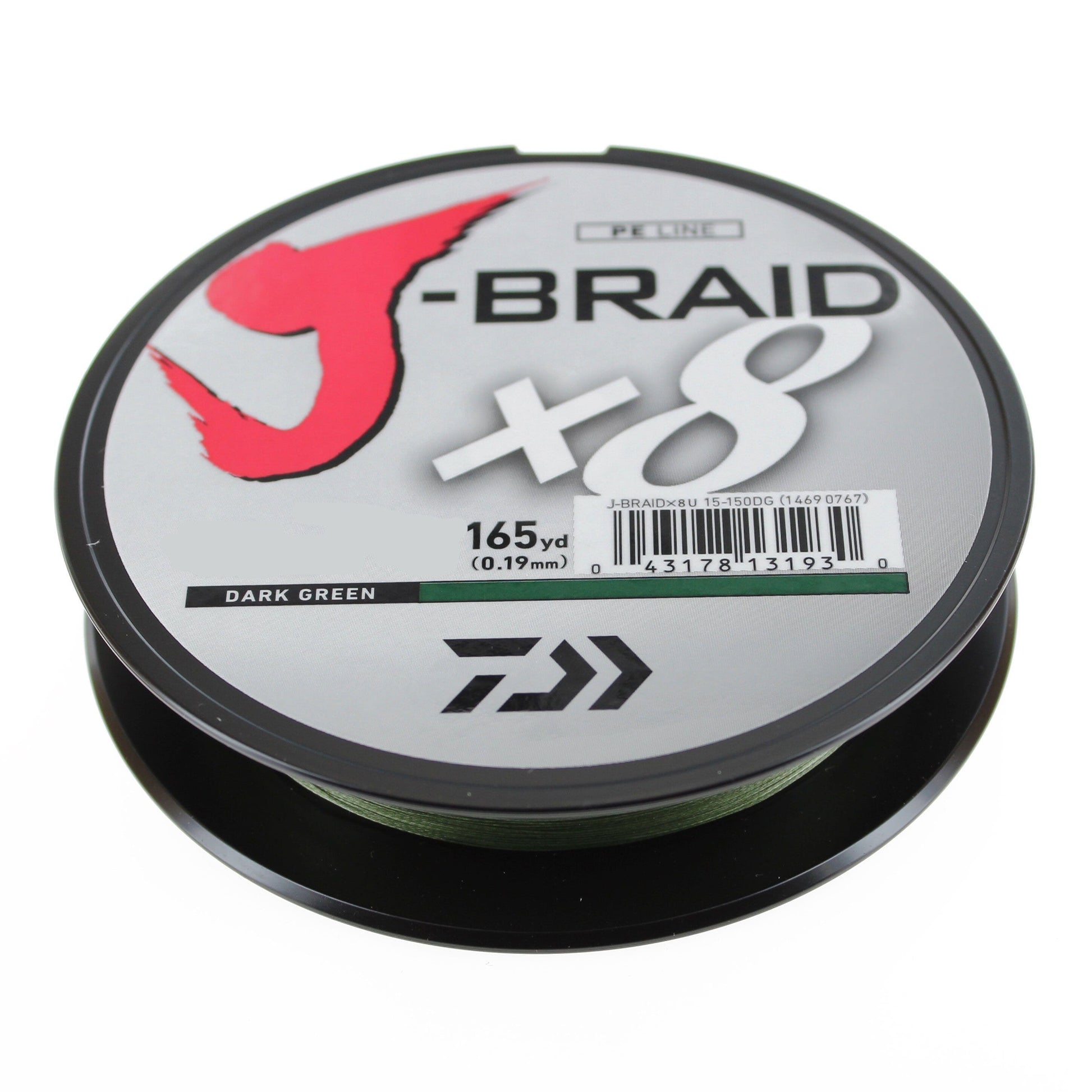 Daiwa J-Braid X8 Braided Line Dark Green