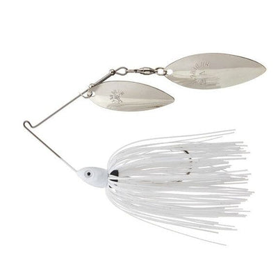 Dirty Jigs Compact Double Willow Spinnerbait White