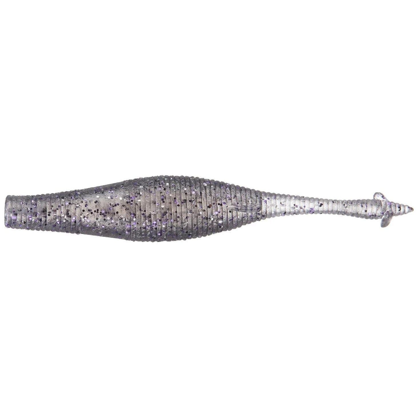 Duo Realis Finder Shad 3"-Smoke/Silver Purple Flake-