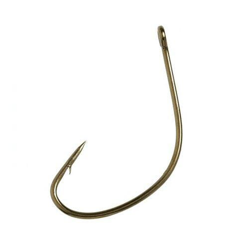 eagle claw lazer sharp fishing hooks Eagle Claw L141G Lazer Kahle Offset Hook 4 Bronze